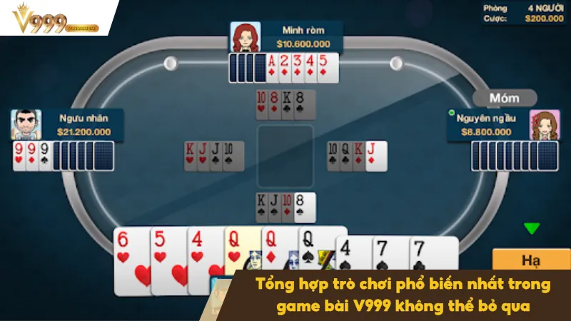 Phỏm chuẩn bài thu hút người chơi nhờ luật chơi trí tuệ và hấp dẫn